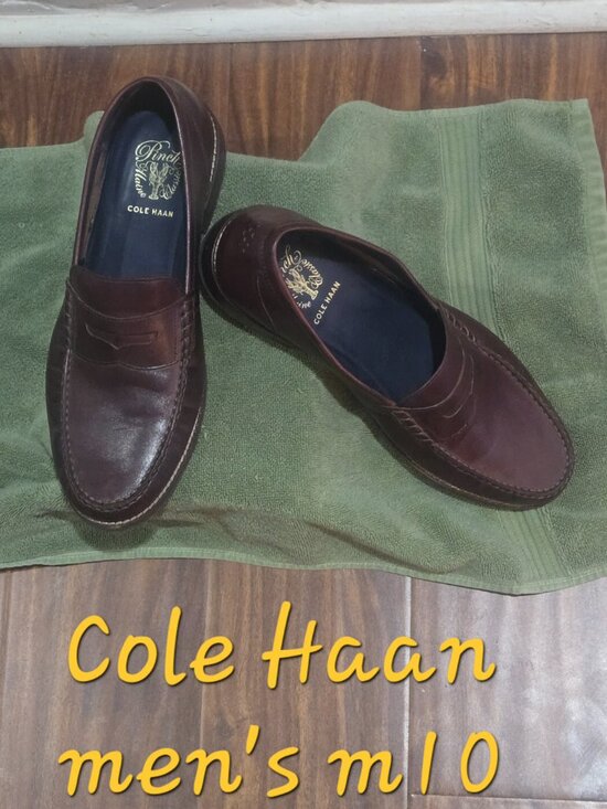 Cole Haan Penny Pinch Loafers Brown Leather Men\'s Size 10M Classic Dress Shoes main image 6